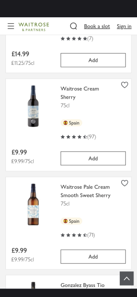 Talk to me about sherry