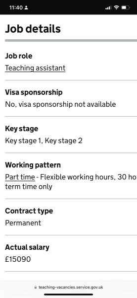Confused over TA ‘actual salary’