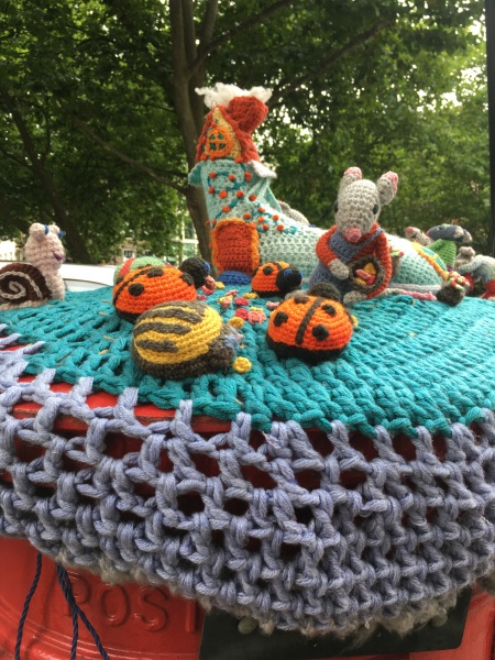 To think that postbox toppers are an aberration and those who produce them should be shot at dawn (I should say 'light hearted' here but it goes against the grain)