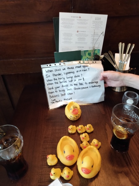 The Mucky Mallard's Visit to Stratford upon Avon