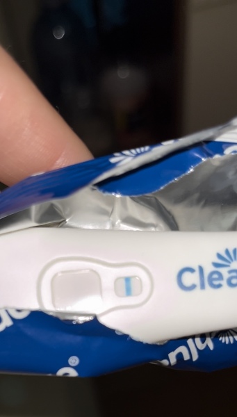 Clear blue test. Evap line or positive