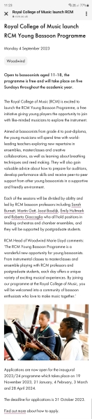 Autumn 23 Music chat
