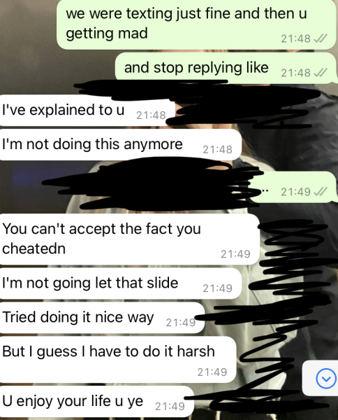 My boyfriend is thinking that i cheated? But i’m not sure is this is cheating?