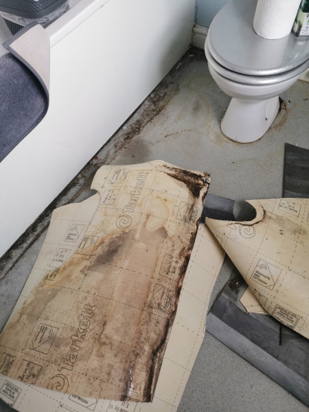 What flooring do you have in the bathroom?