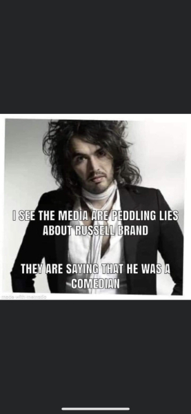 To Think We Should All Take A Minute To Be In The Present And Acknowledge That Russell Brand Is Modern Day Sacrificial Lamb?