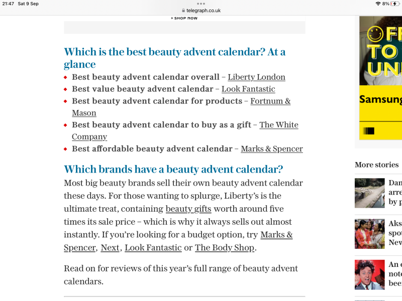 Beauty Advent Calendars 2023 - Spreadsheets & SPOILERS 