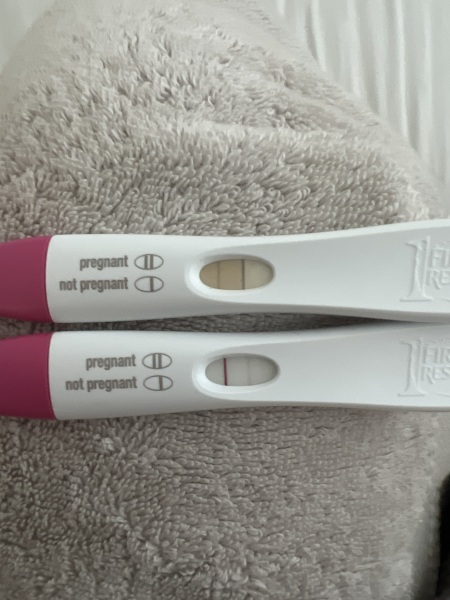 Frer test line darker than control?