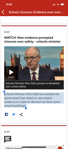 School buildings to be shut