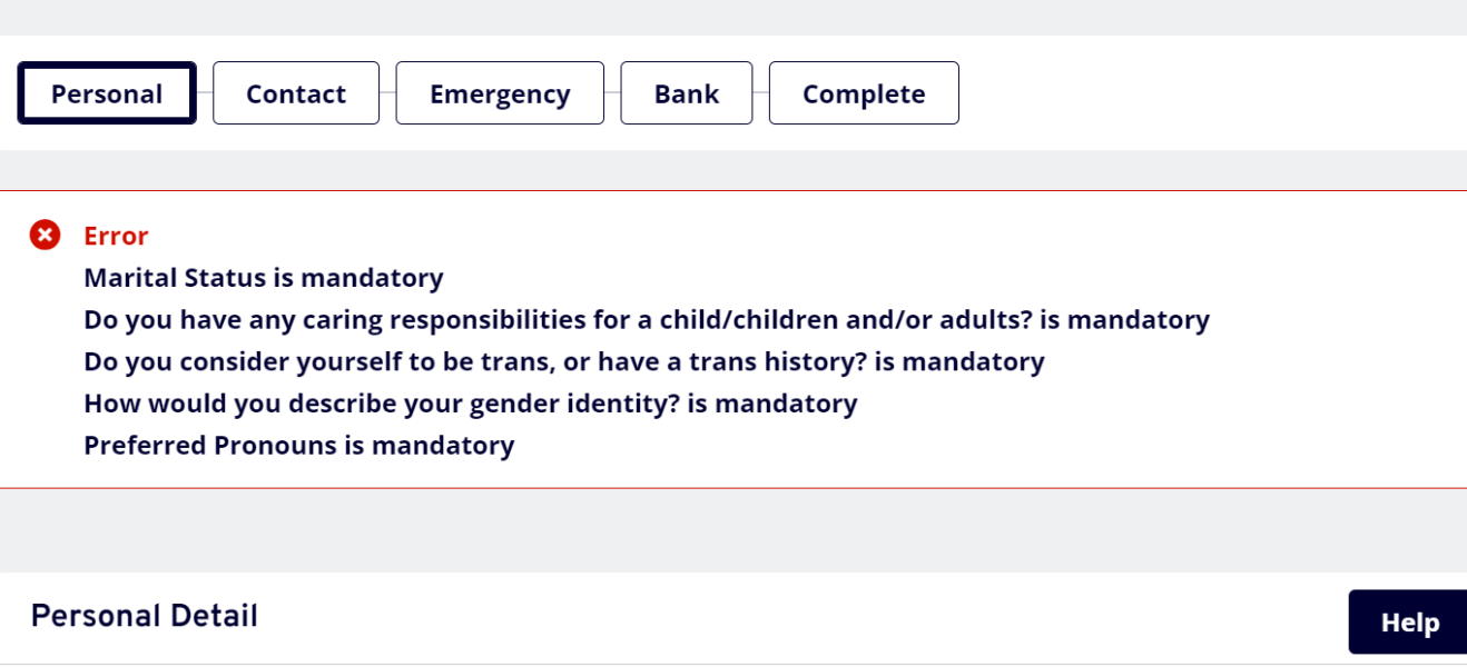 Work HR: Preferred Pronouns are mandatory