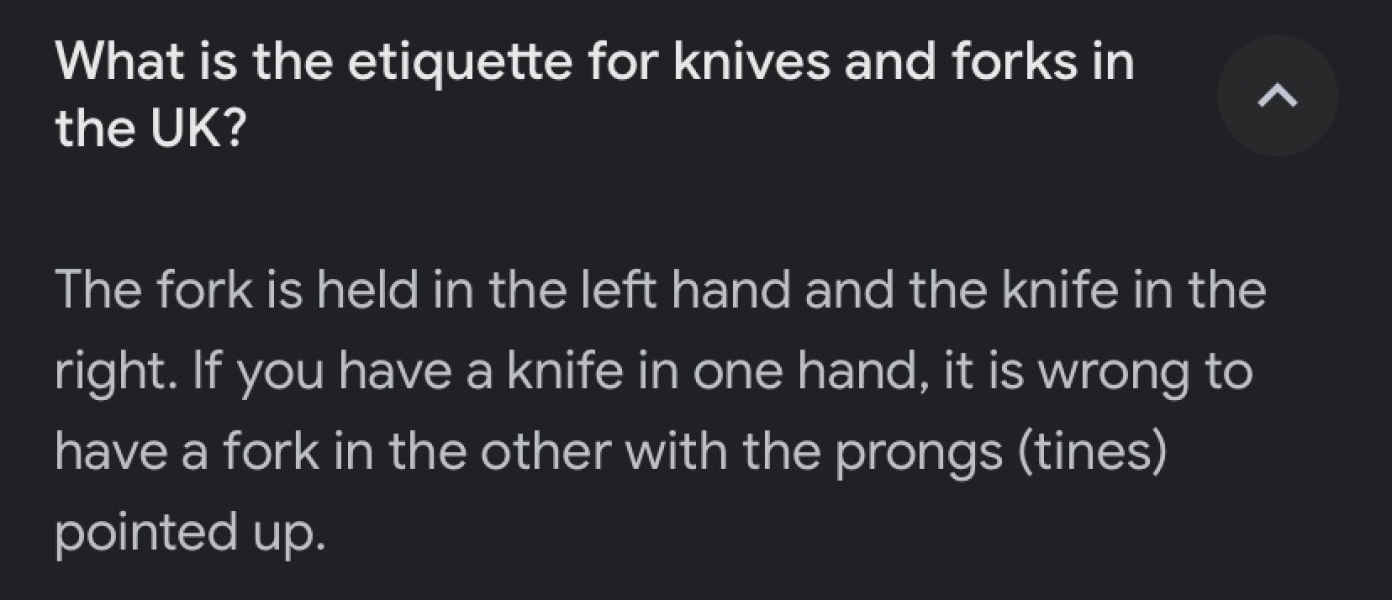 Do your children use cutlery correctly?