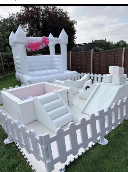 The abomination this is a white bouncy castle?!