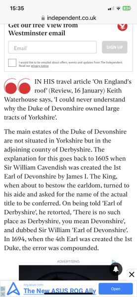 Is Cavendish a nice surname?