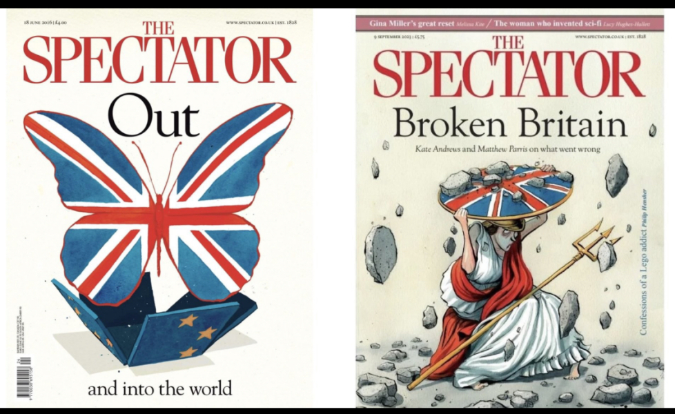 The ‘great noticing’ as right wingers accept that Britain is broken….