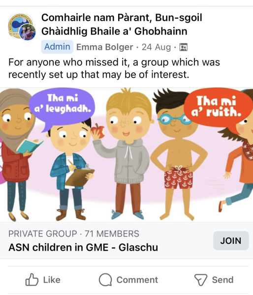 Gaelic medium education and dyslexia