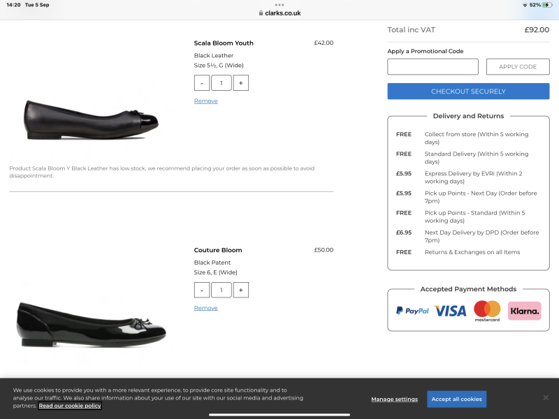 Are Clarks having a laugh