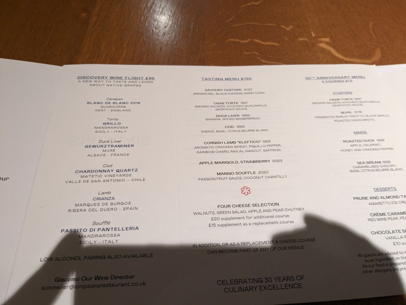 To share my Michelin star dinner experience with you?