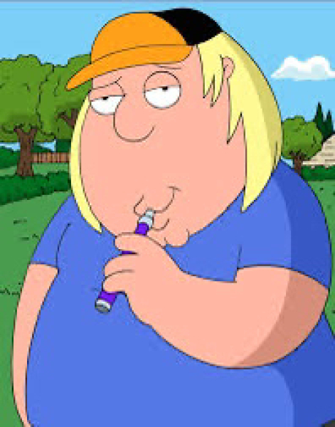 Young people vaping
