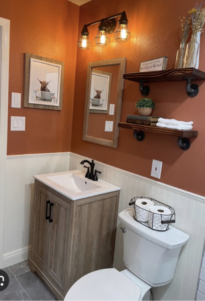 How to make the bathroom less prison-y