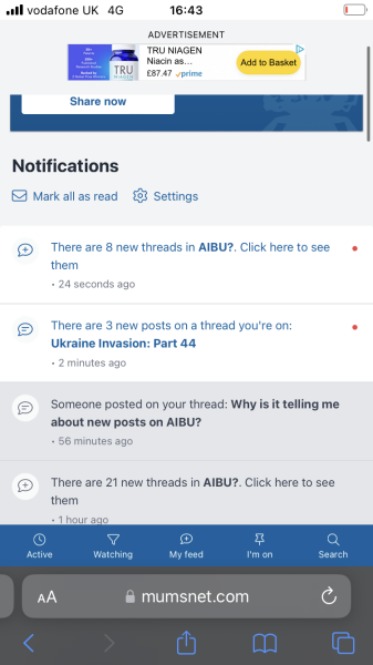 Why is it telling me about new posts on AIBU?