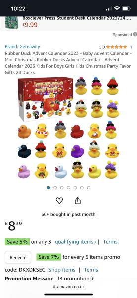 Christmas Bargain Thread 1 - the one where my dad is 17