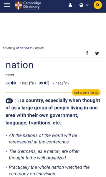 To be confused about my partner's nationality