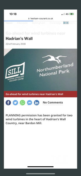 Sycamore Gap - tree has been felled!