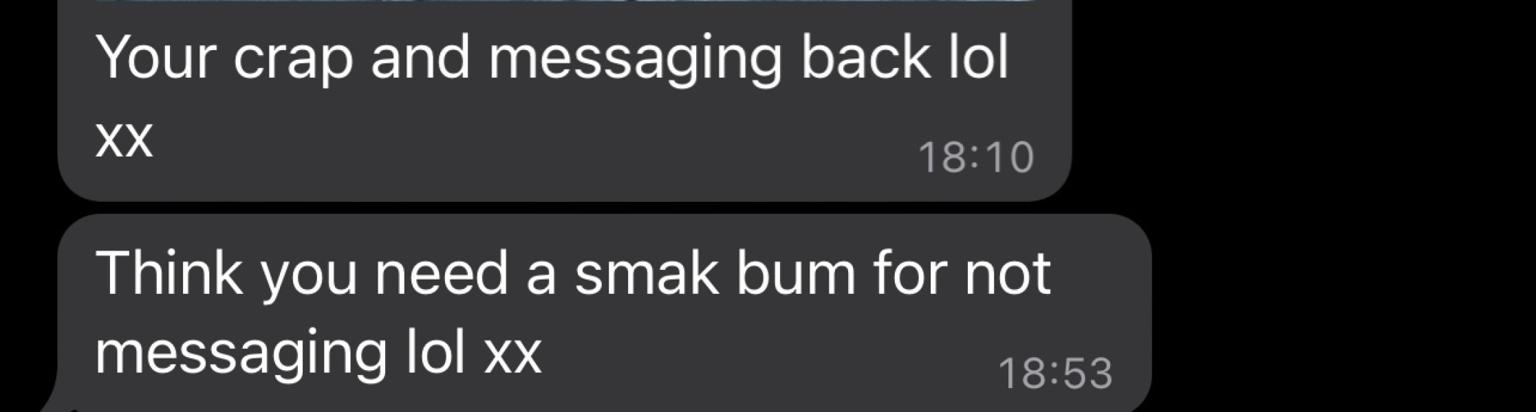 What would your thoughts be if you received this text message?