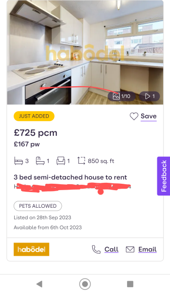 Private Rental costs around the country