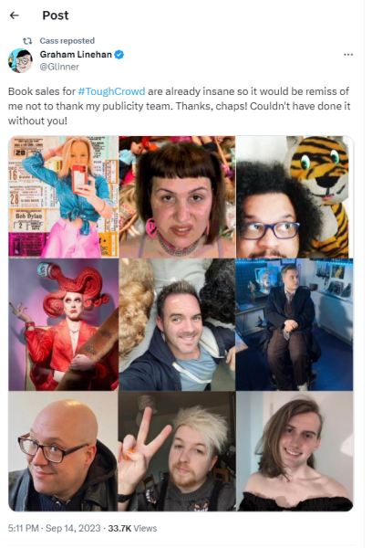Graham Linehan’s Book