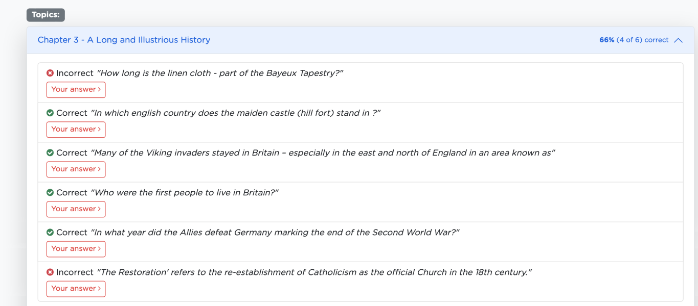 To resent the Life in the UK test?