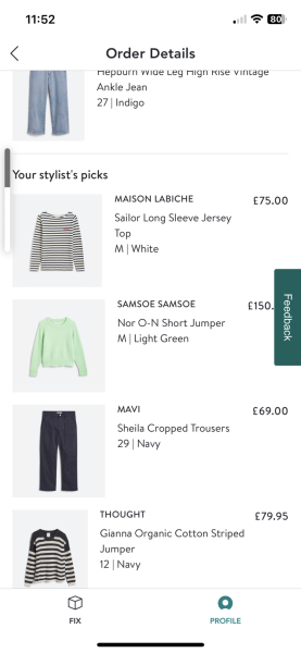 Stitch fix to close