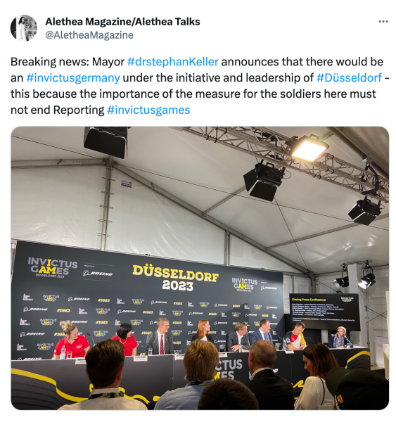 The Duke and Duchess of Sussex at the Invictus Games 2023