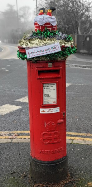 To think that postbox toppers are an aberration and those who produce them should be shot at dawn (I should say 'light hearted' here but it goes against the grain)