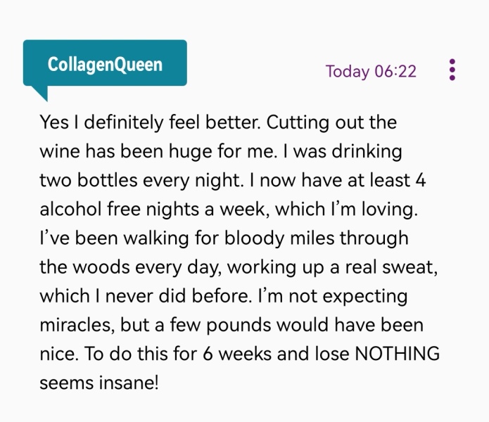 Dieting for 6 weeks and guess how much I’ve lost?