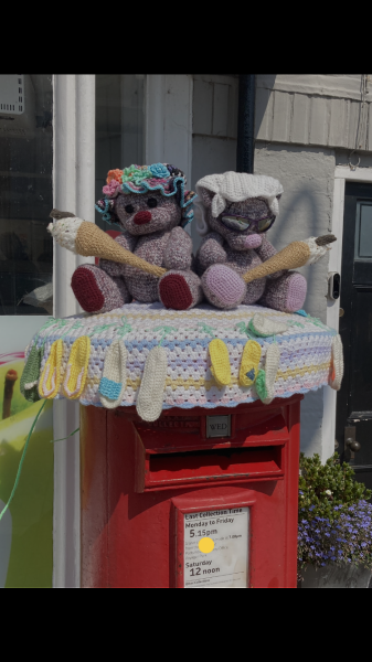 To think that postbox toppers are an aberration and those who produce them should be shot at dawn (I should say 'light hearted' here but it goes against the grain)