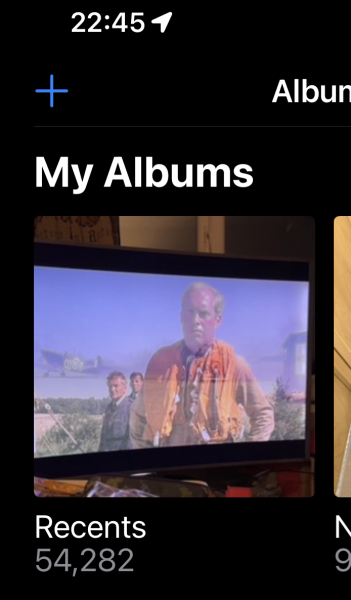 To ask how many photos you have in your camera roll?