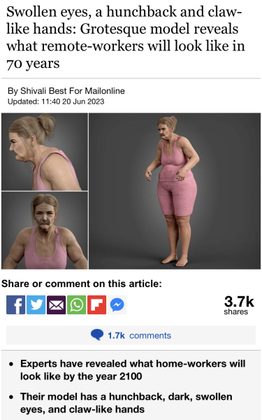 To hate the Daily Mail and its anti WFH vendetta