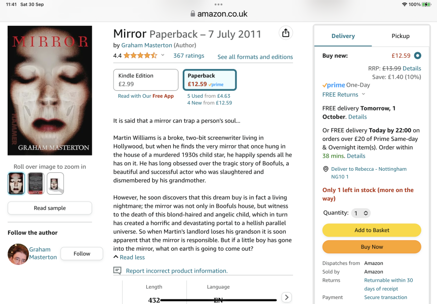 Horror recommendations 