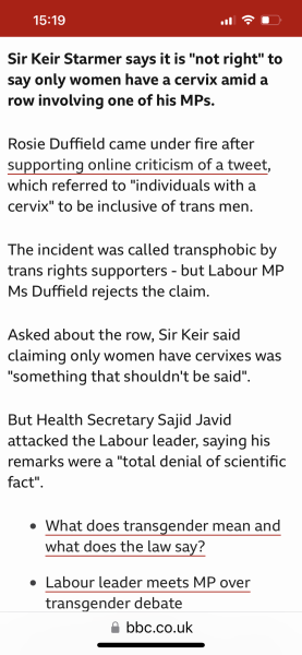 To intensely dislike Keir Starmer