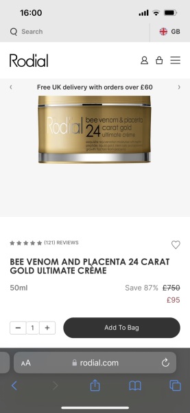 Placenta based skin cream!