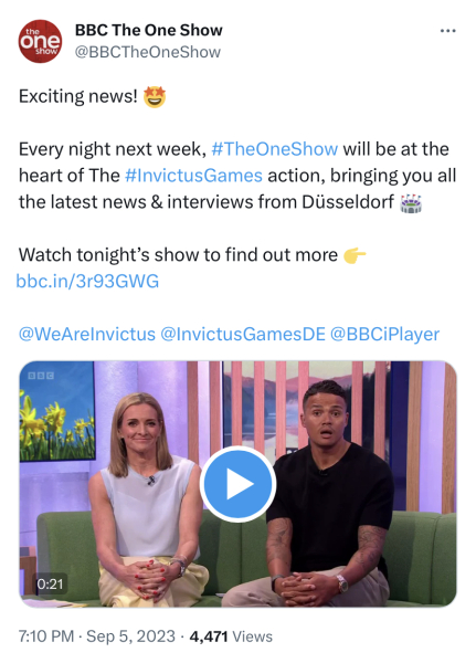 "Heart of Invictus" documentary series, streaming 30 August 2023