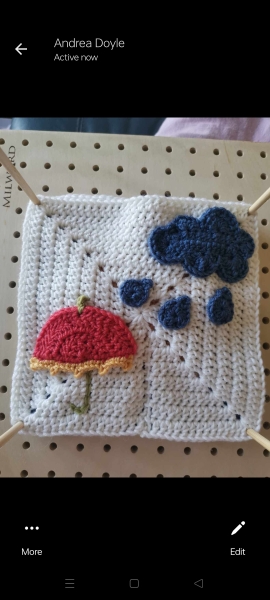 Woolly Hugs: A blanket in memory of JanH.