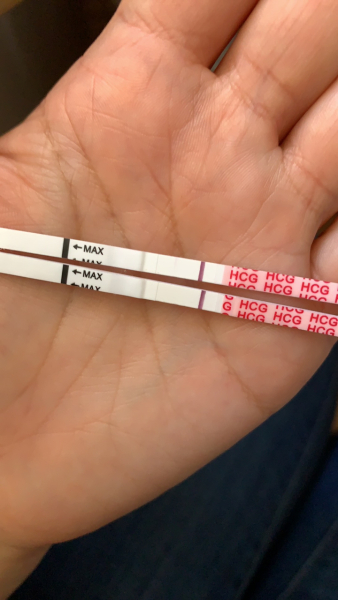 Evap line on every Wondfo pregnancy test?
