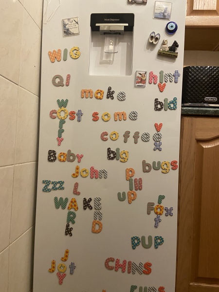 How to entertain newly mobile 1 year old while cooking?