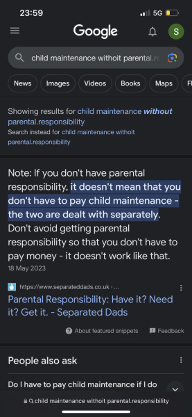 Absent father now wants parental rights