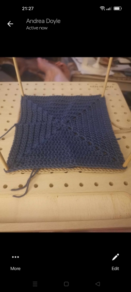 Woolly Hugs: A blanket in memory of JanH.