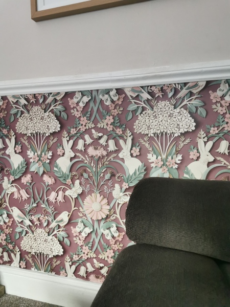 This wallpaper for my living room?