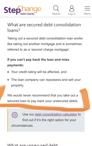 Debt consolidation and remortgaging