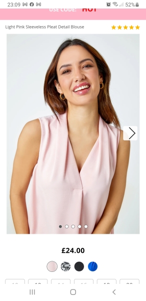 Plain coloured v neck work blouses