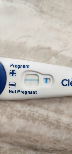 Clear blue test. Evap line or positive